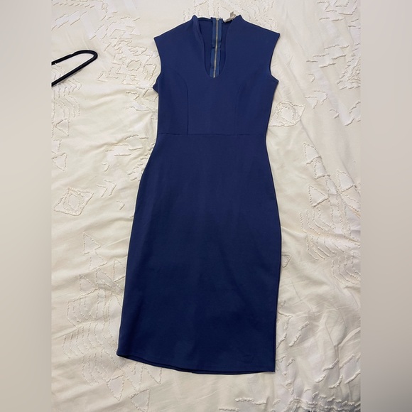 Rolla Coster Deep Blue Midi Dress - Picture 1 of 3